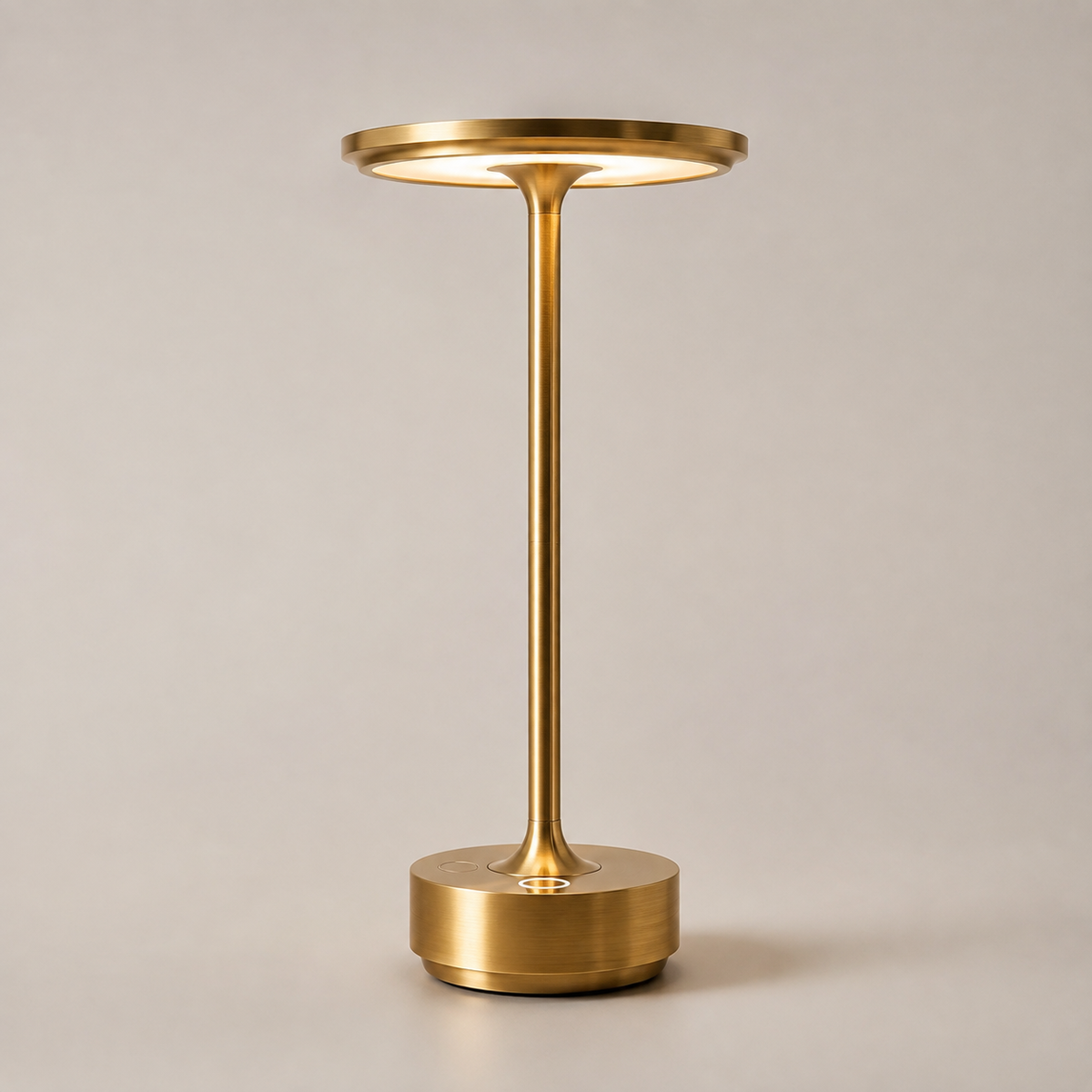 Bedside Table Lamp, Wireless Rechargeable Design, Metal, Touch Control, Dimmable LED Lighting 0