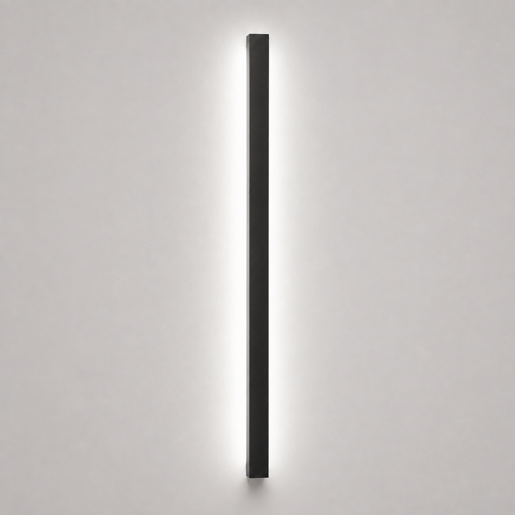 Linear Outdoor and Indoor Wall Sconce, Metal And Acrylic, LED Lighting 0