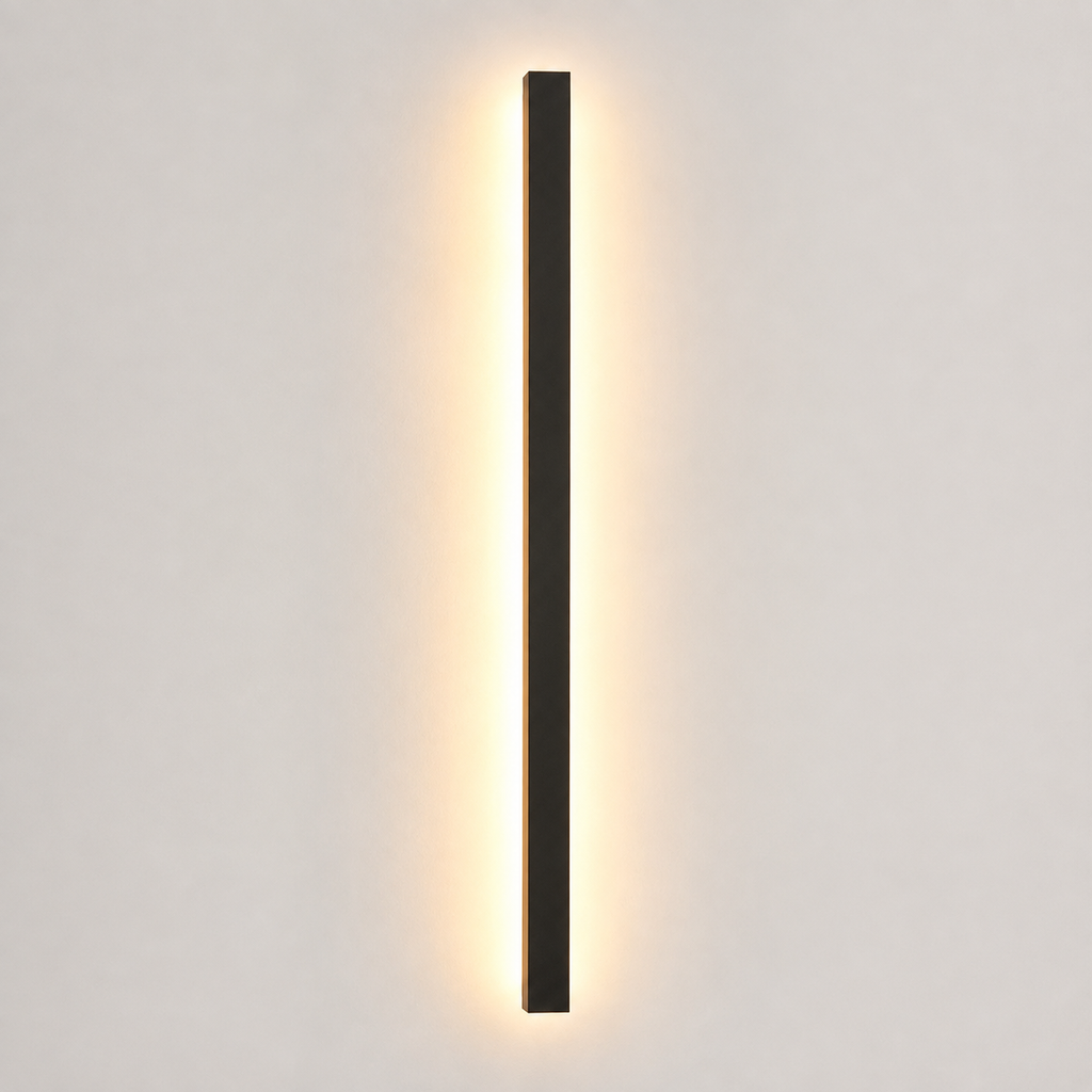 Linear Outdoor and Indoor Wall Sconce, Metal And Acrylic, LED Lighting 1