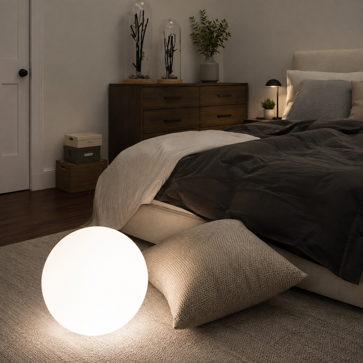 LuminaraSphere | Vibrant Rechargeable Floating Pool Light with Remote Control 3