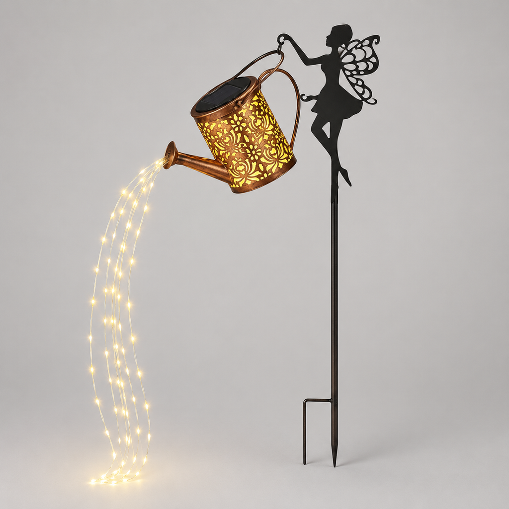 Luminara | Enchanting Solar Fairy Watering Can Garden Light 0