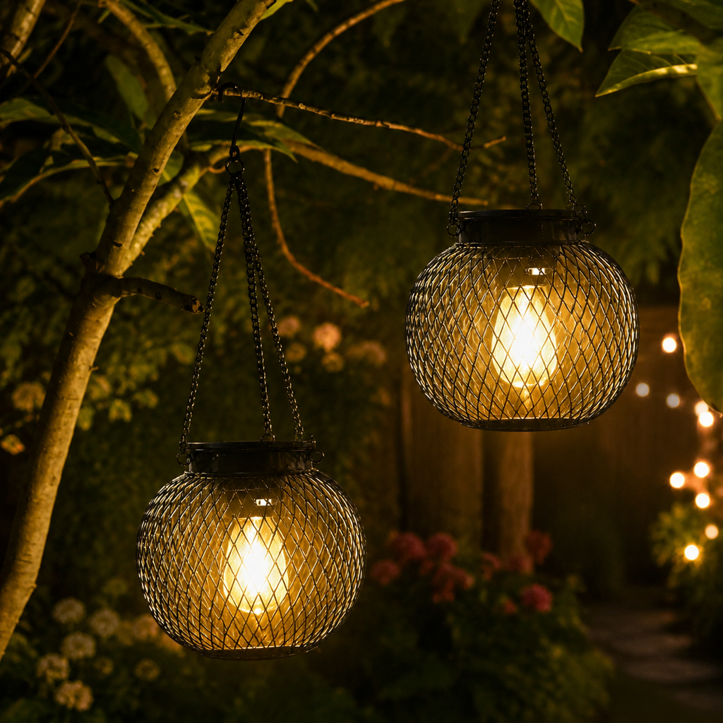 Luminara | Stylish Solar Powered Outdoor Lantern with Dusk Sensor 3