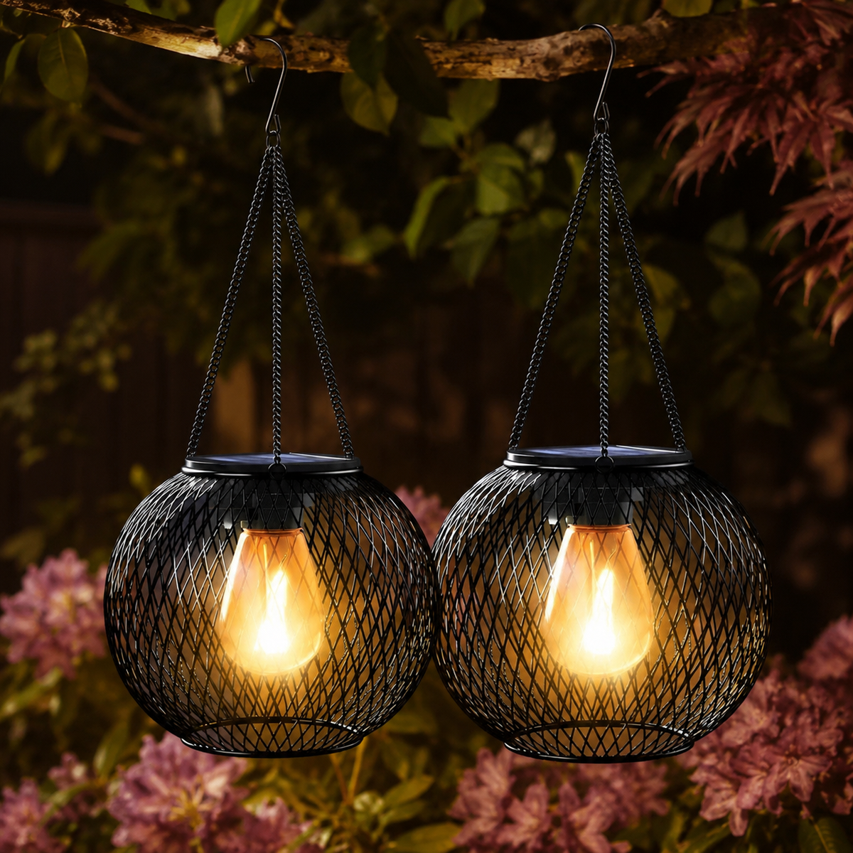 Luminara | Stylish Solar Powered Outdoor Lantern with Dusk Sensor 7