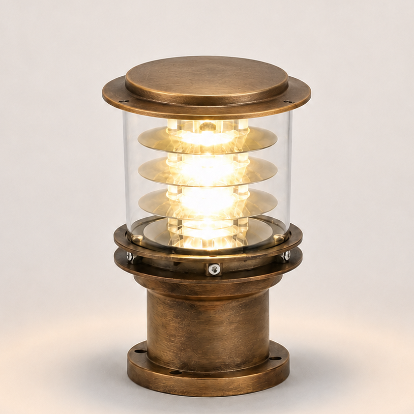 Luminara | Stylish Warm White Solar Outdoor Post Light Fixture 9