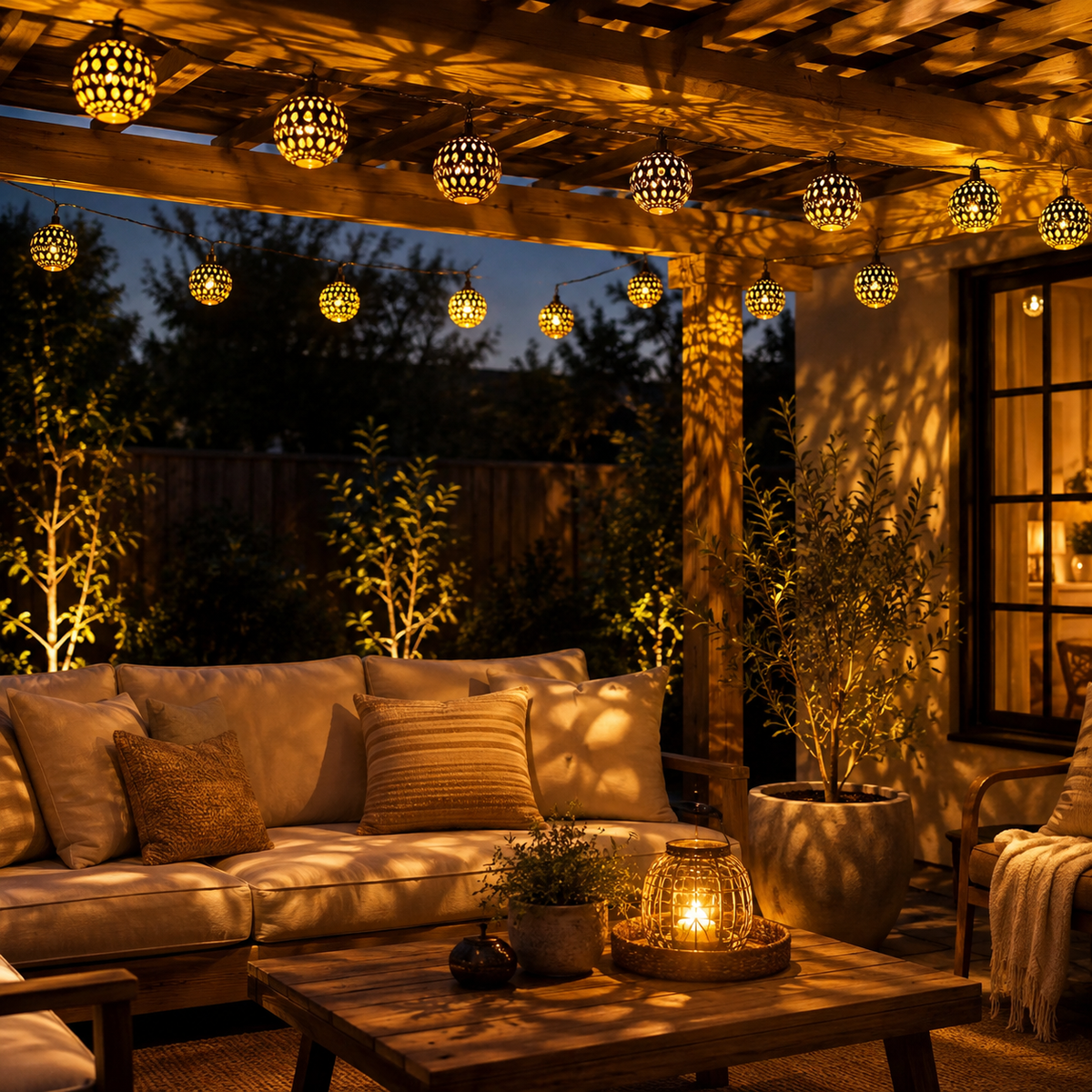 Lumosphere | Enchanting Solar Powered Fairy Lights with Moroccan Globes 1