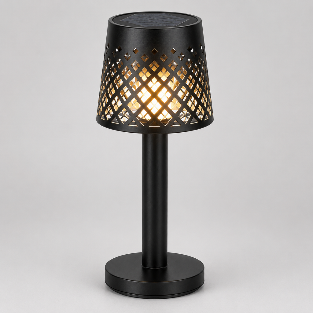 LunaGlow | Stylish Cordless Solar Table Lamp Set with Warm White Light 0