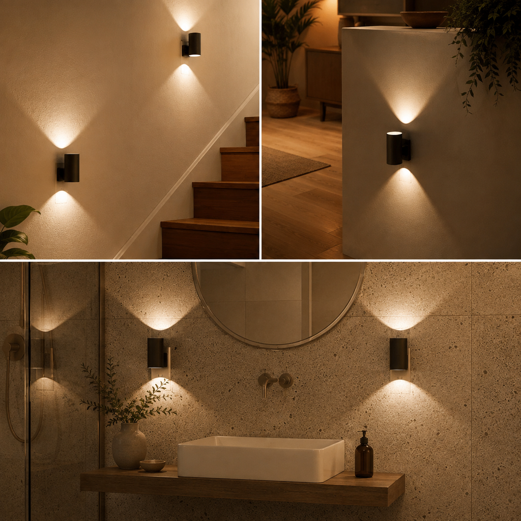 Plug In Night Light | Dimmable LED Dusk To Dawn Sensor, Metal And Plastic, Black 2