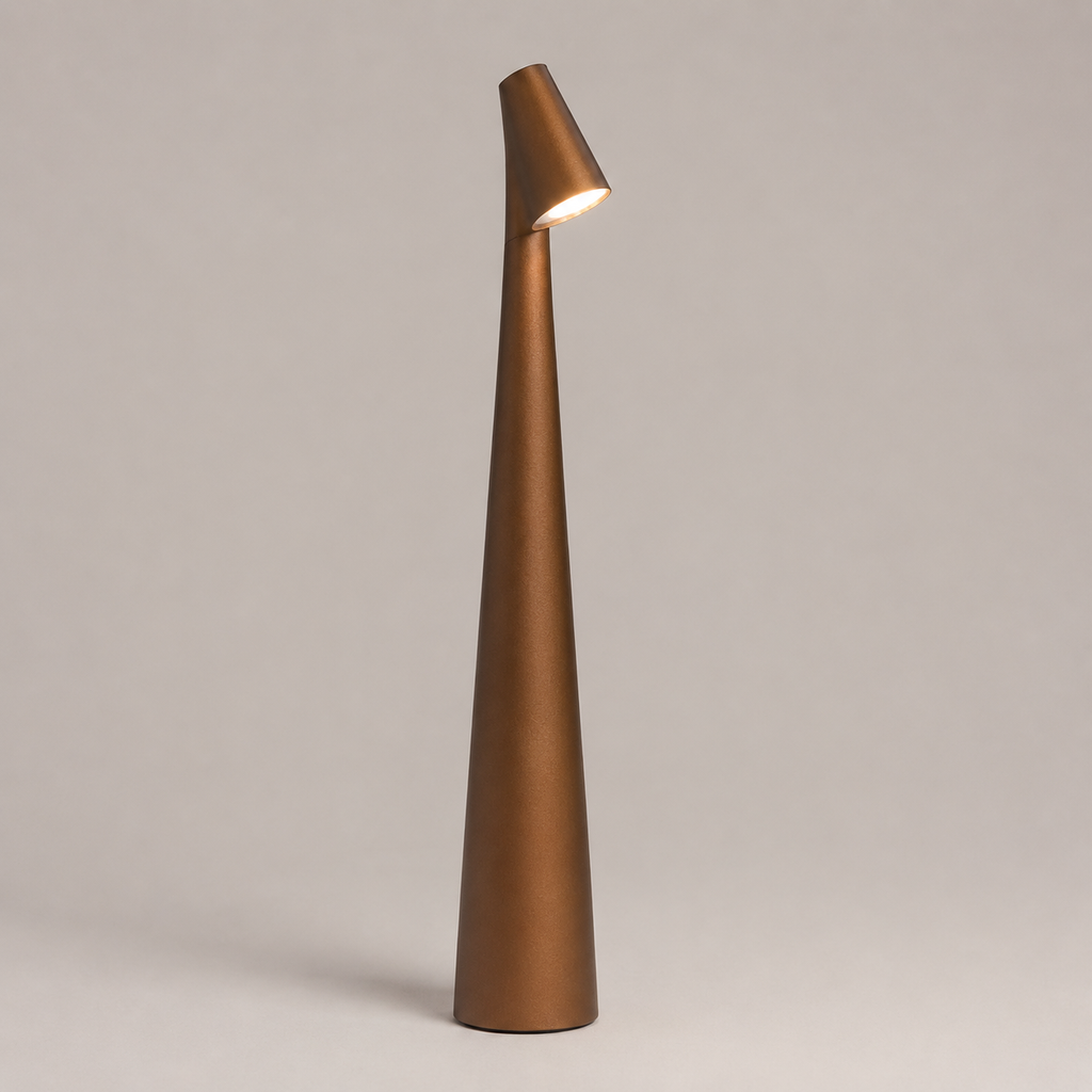 Rechargeable Table Lamp, Aluminum, Dimmable 2700K Warm White LED 0