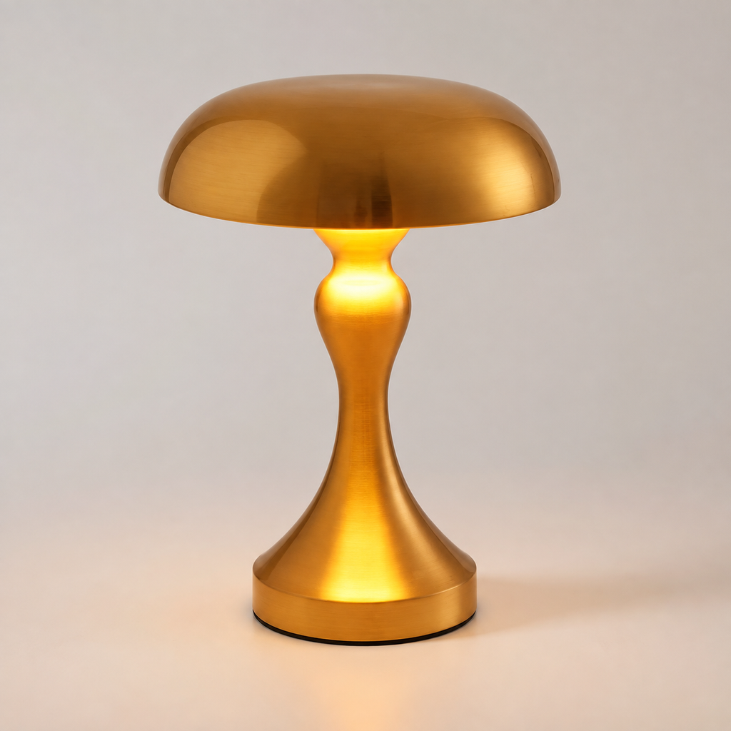 Table Lamp, Cordless Design, Iron And Acrylic, Rechargeable LED Light 0