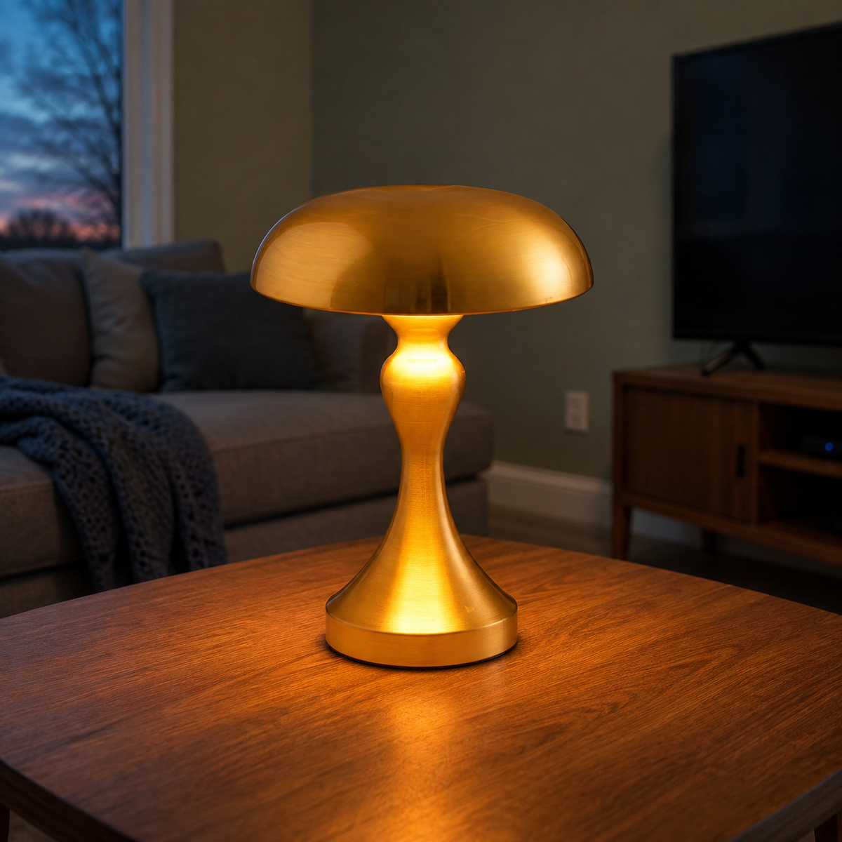 Table Lamp, Cordless Design, Iron And Acrylic, Rechargeable LED Light 2