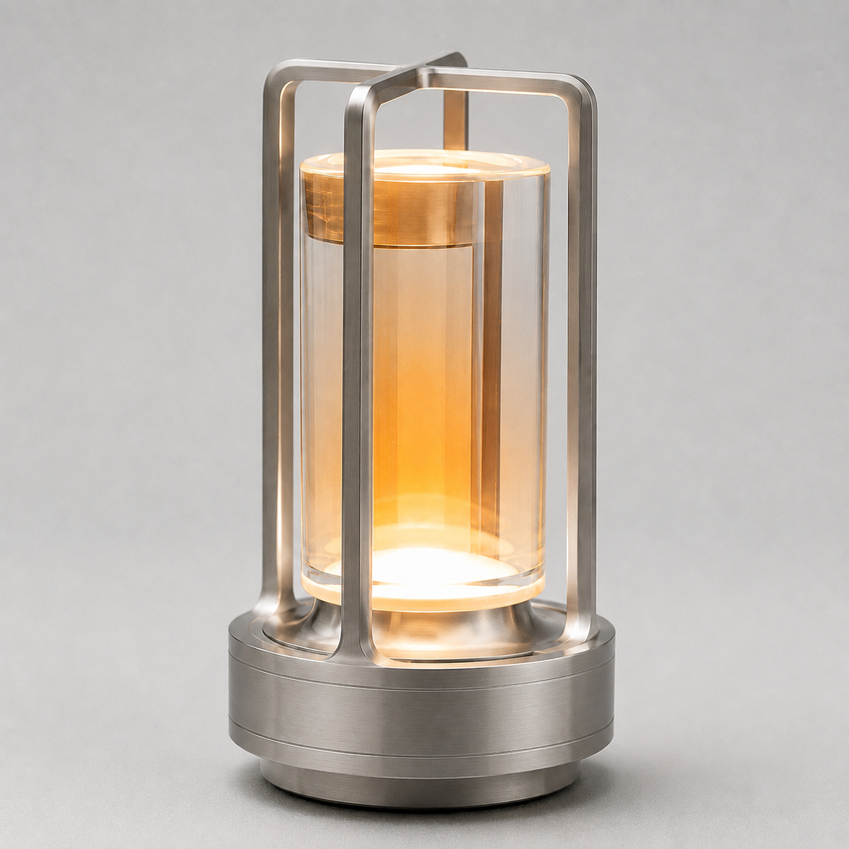 Table Lamp, Portable Cordless Design, Aluminum and Acrylic, Dimmable LED Lighting 10