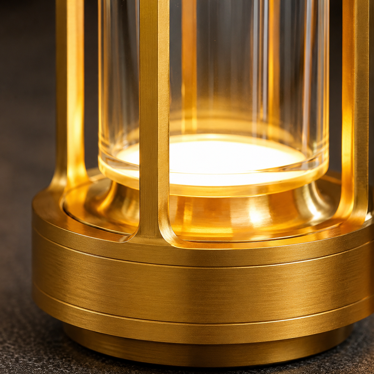 Table Lamp, Portable Cordless Design, Aluminum and Acrylic, Dimmable LED Lighting 8