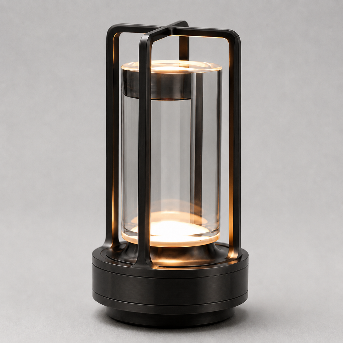Table Lamp, Portable Cordless Design, Aluminum and Acrylic, Dimmable LED Lighting 9