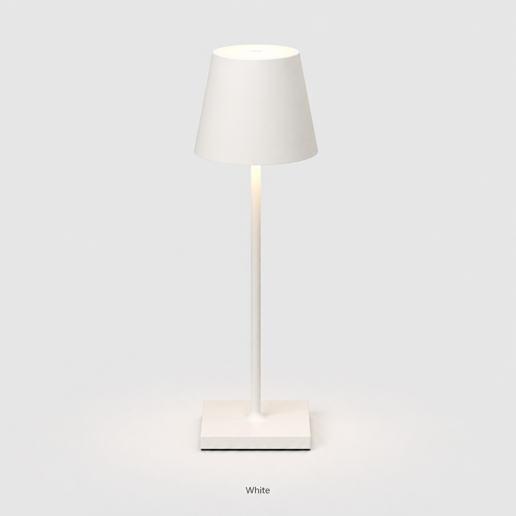 Table Lamp, Rechargeable Cordless Design, Aluminum And Acrylic, Adjustable 3000K 4000K 6000K Light 11