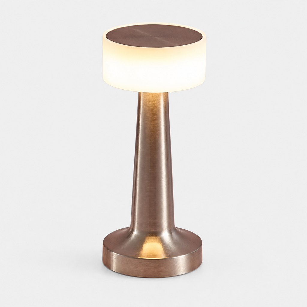 Table Lamp, Rechargeable Cordless Design, Iron And Acrylic, LED Light 2