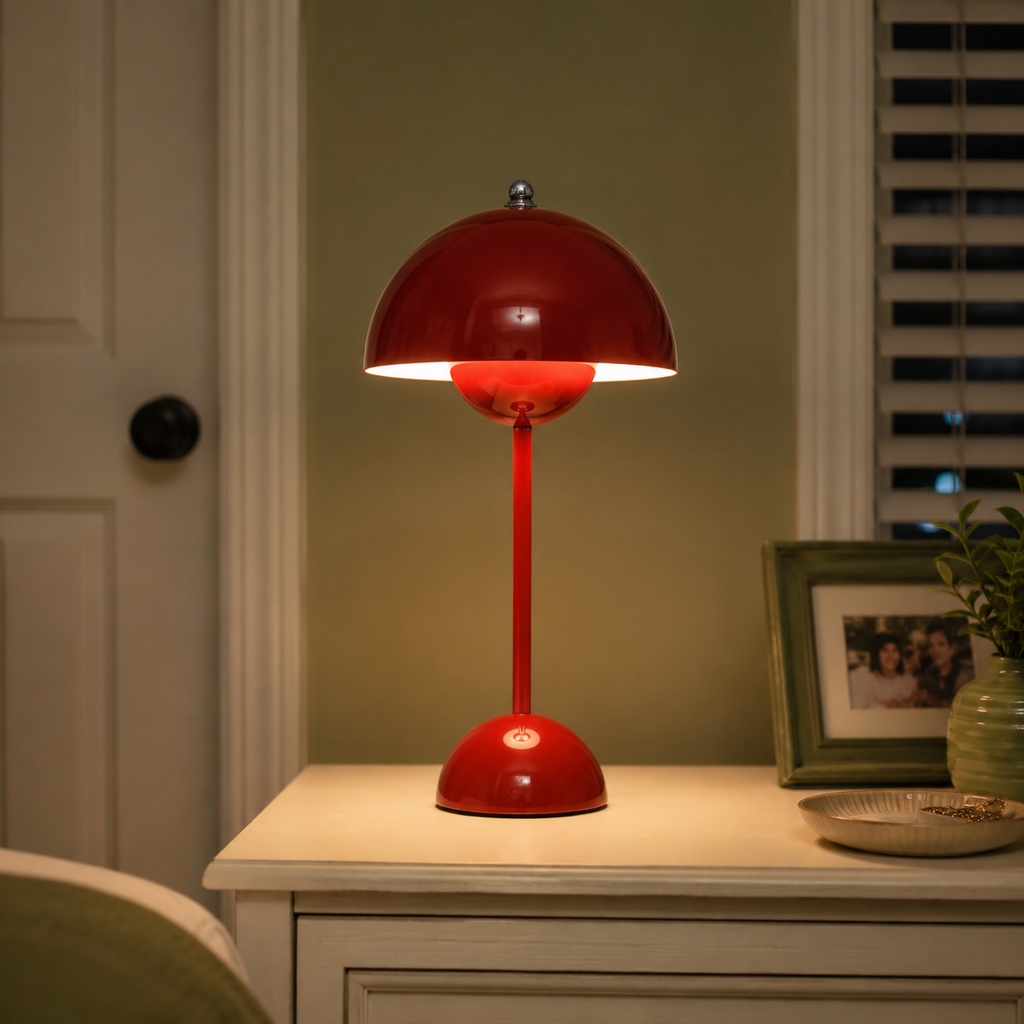 Table Lamp, Wireless and Wired, Polycarbonate and Steel, Three Color Temperatures 1