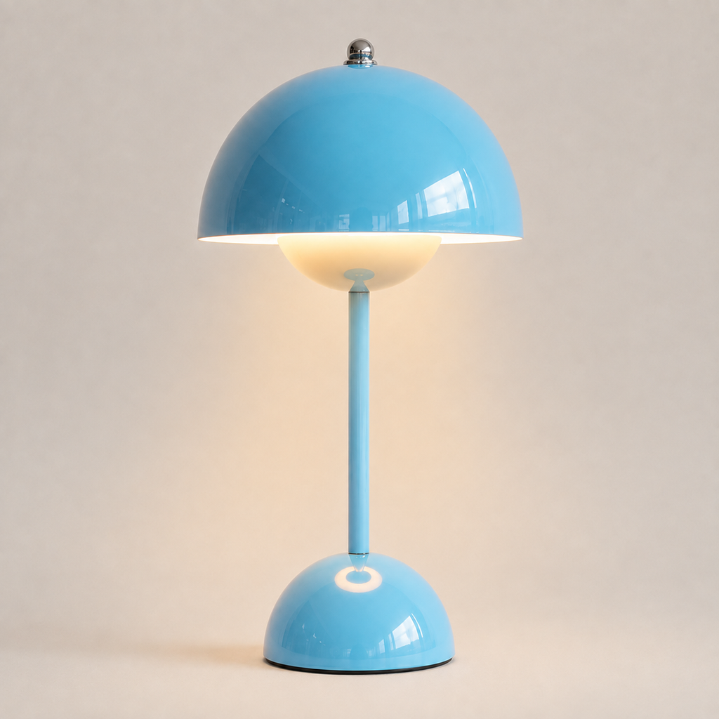 Table Lamp, Wireless and Wired, Polycarbonate and Steel, Three Color Temperatures 10