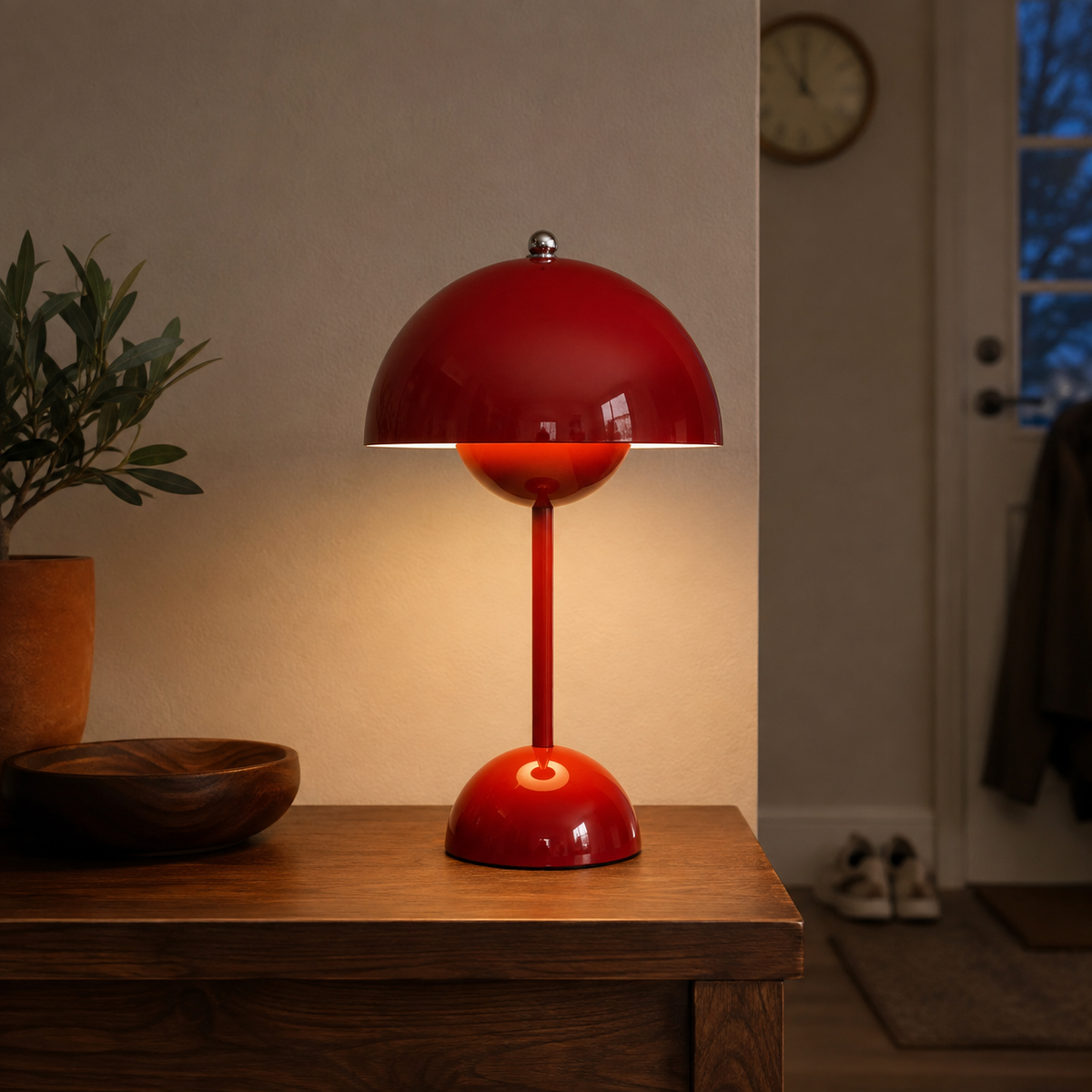 Table Lamp, Wireless and Wired, Polycarbonate and Steel, Three Color Temperatures 2