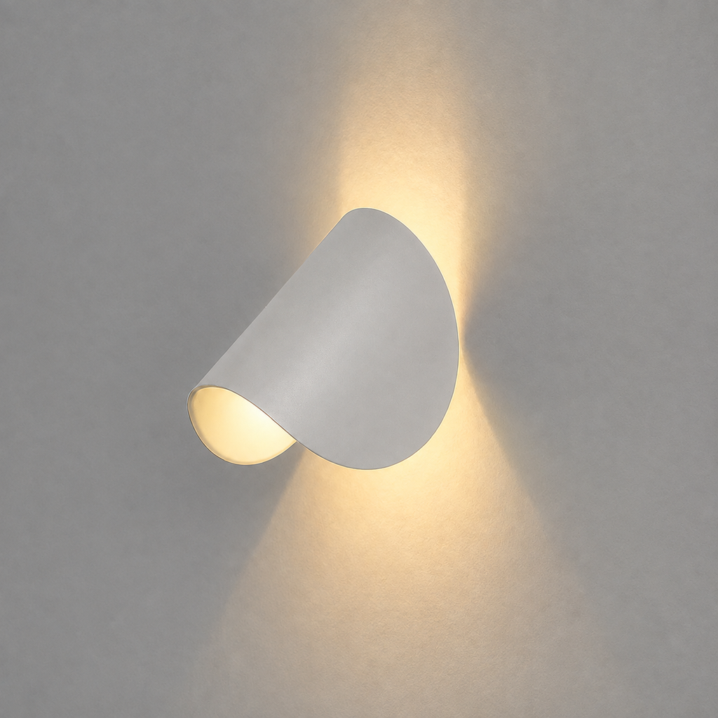 Wall Lamp – Adjustable Up Down Indoor Outdoor Light, Aluminum, Warm White 3000 K 1
