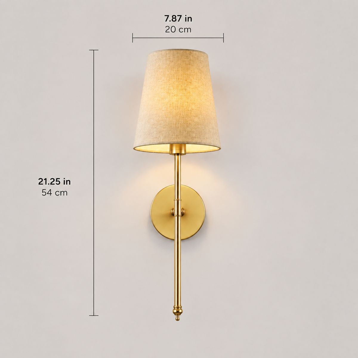 Wall Sconce Set, Cordless Peel and Stick Design, Remote Control Bulb Compatible, Set of Two 2