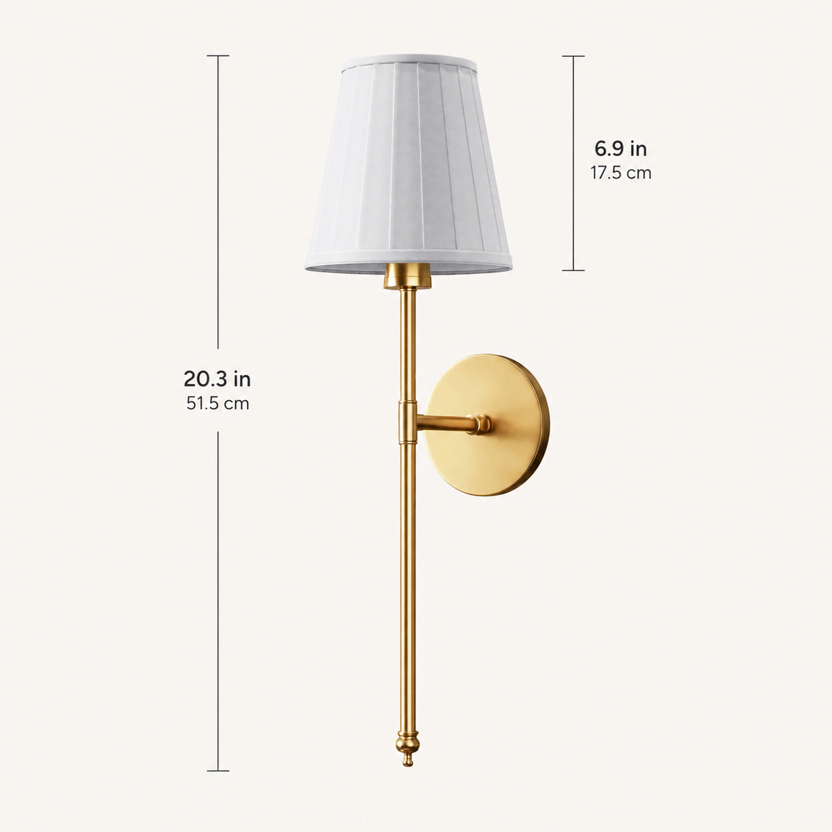 Wall Sconce Set, Cordless Pleated Design, Adhesive or Screw Mounting, Set of Two 2