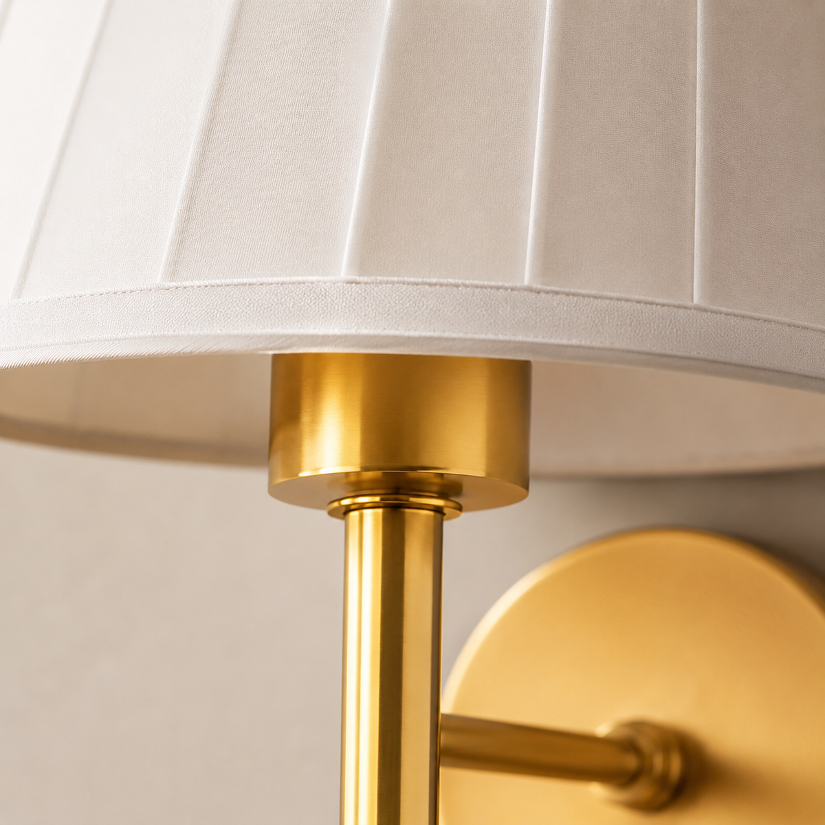 Wall Sconce Set, Cordless Pleated Design, Adhesive or Screw Mounting, Set of Two 8