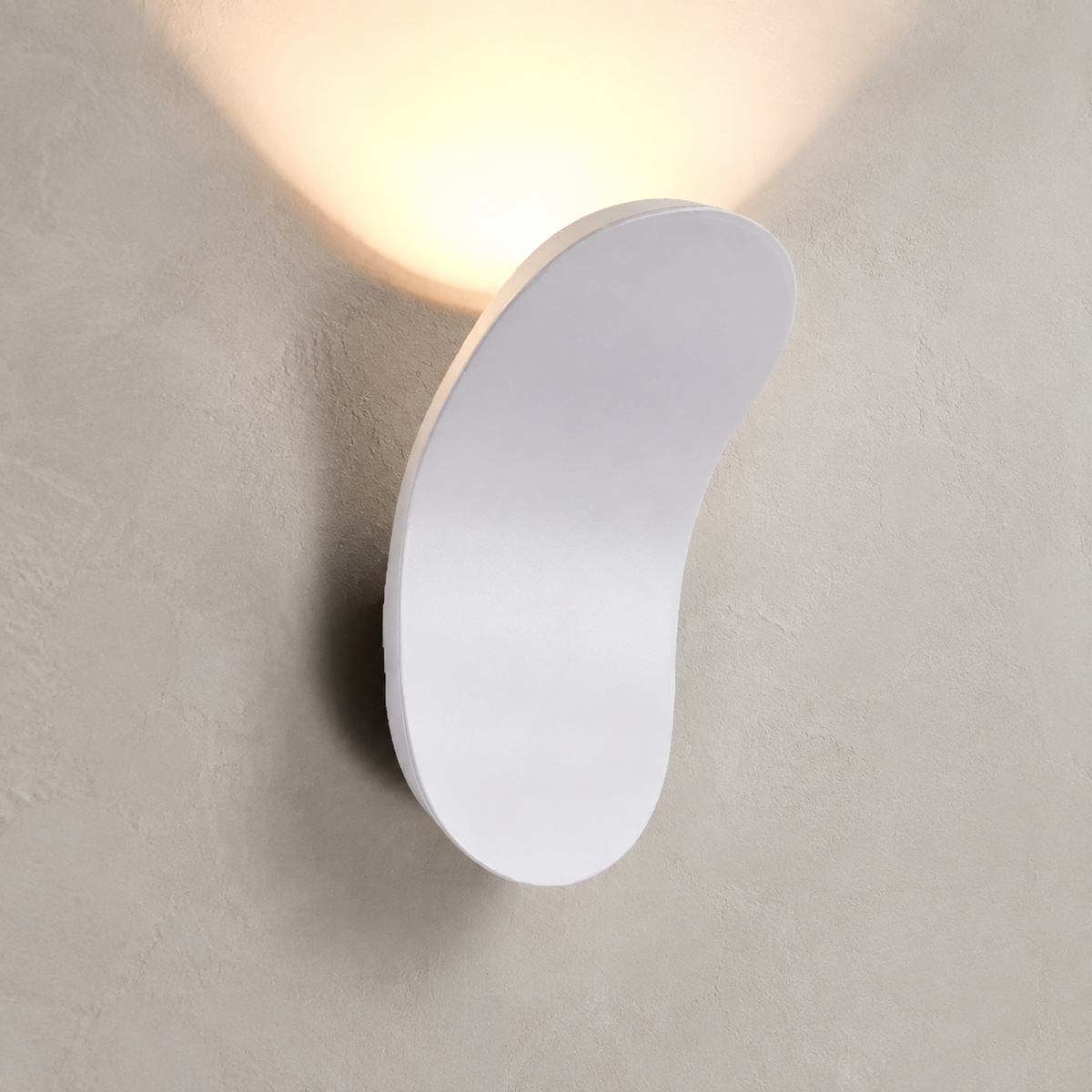 Wall Sconce | Curved Nordic LED Design, Iron, Champagne Finish 10